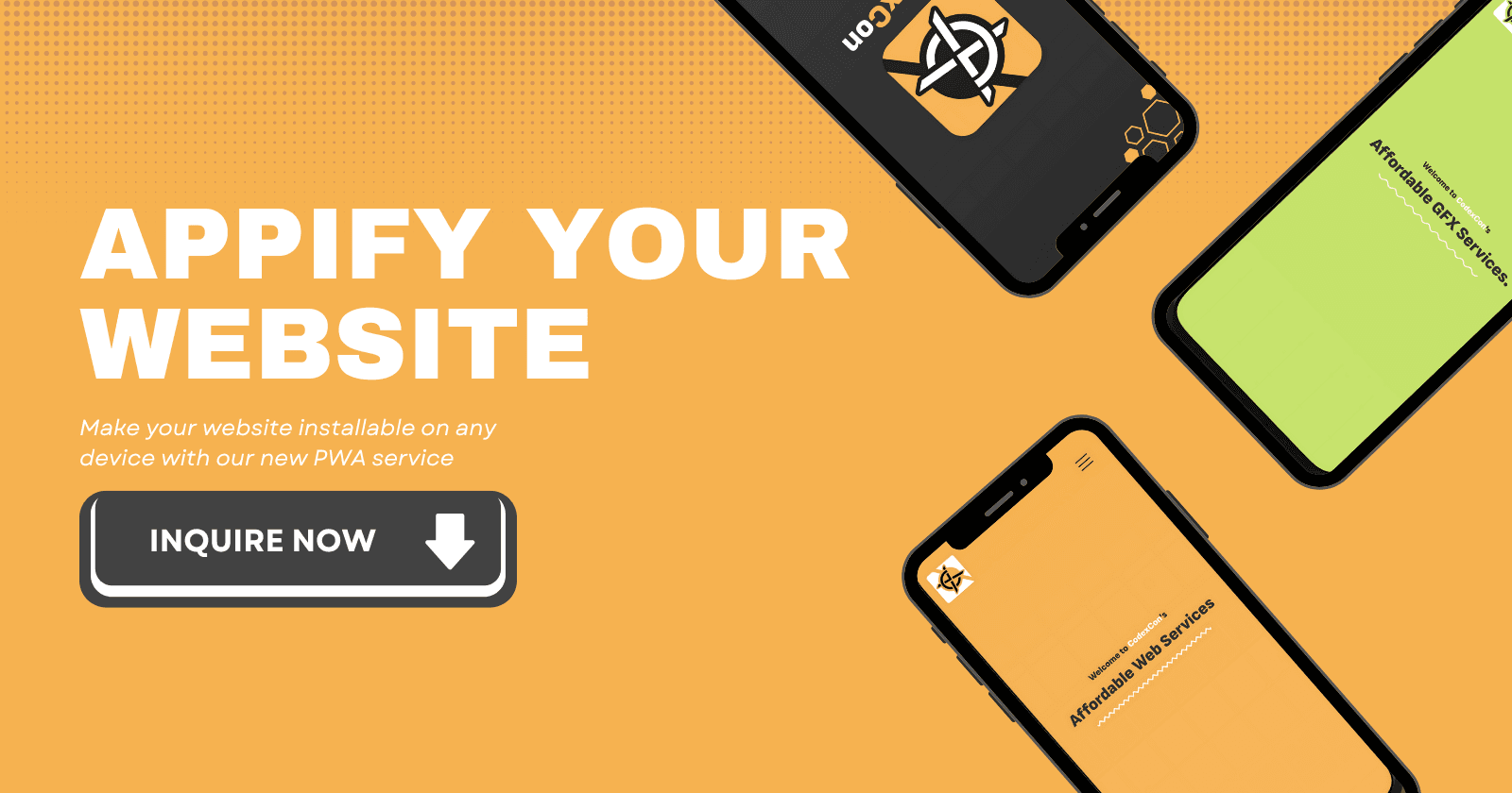 🚀 Turn Your CodexCon Website Into an App!